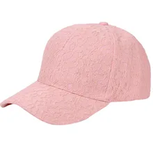 Новая летняя кружевная дышащая бейсбольная кепка, Женская однотонная Солнцезащитная козырек, кружевное украшение, модная простая повседневная шляпа от солнца