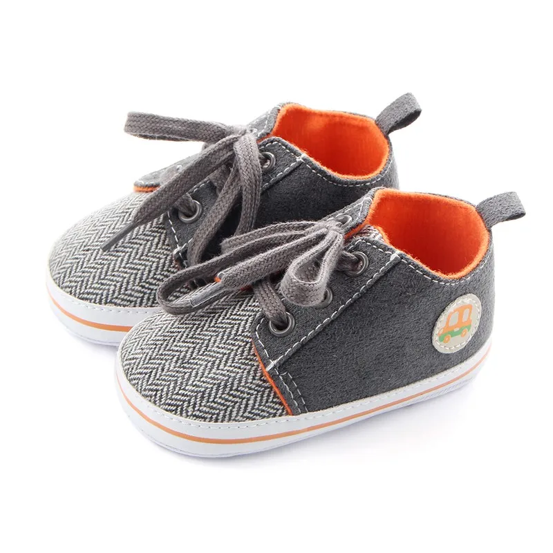 Bebés zapatos casuales niño Infantil encantadora zapatos zapato de lona Prewalkers bebé lindo para 3-12 m niños primeros caminante Bebés zapatos casuales niño Infantil encantadora zapatos zapato de lona Prewalkers bebé lindo para 3-12 m niños primeros caminante
