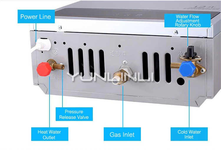 Газовый водонагреватель с постоянной температурой, скорость душа, нагреватель горячей воды, JSQ24-A