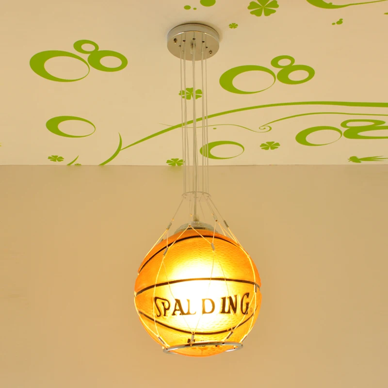 

Girls boys basketball football pendant lamp children's rooms pendant lights bedroom study rooms lamps and lanterns modern lamp