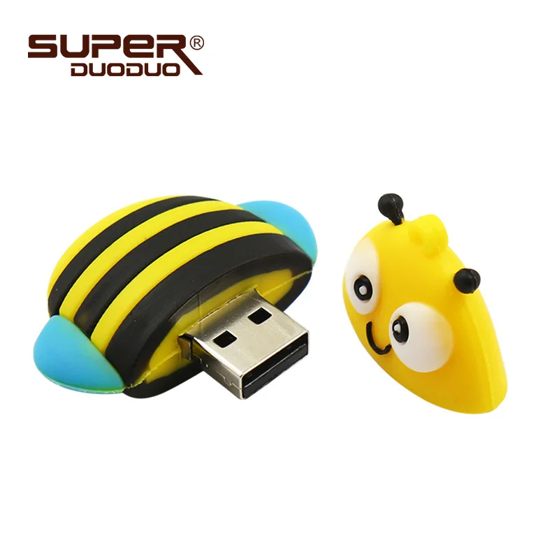 Новое поступление Usb 2,0 карта памяти милая сова/Пчела/лиса/Penguim usb флеш-накопитель 4 ГБ 8 ГБ 16 ГБ флеш-карта Usb 32 Гб 64 Гб Флешка U диск