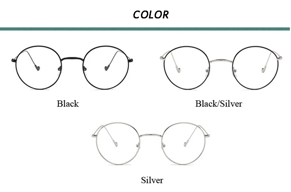 Elbru металлические круглые очки для близорукости, оправа унисекс, очки для близорукости для женщин и мужчин, ретро диоптрий для близорукости-0,5-4,0