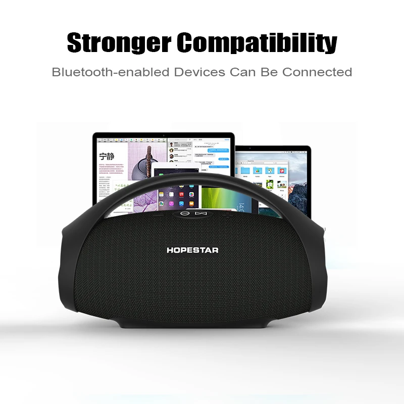 Hopestar-H32 открытый портативный Bluetooth динамик беспроводной Водонепроницаемый Ipx6 мини динамик большой мощности 10 Вт Колонка Бумбокс с Handl