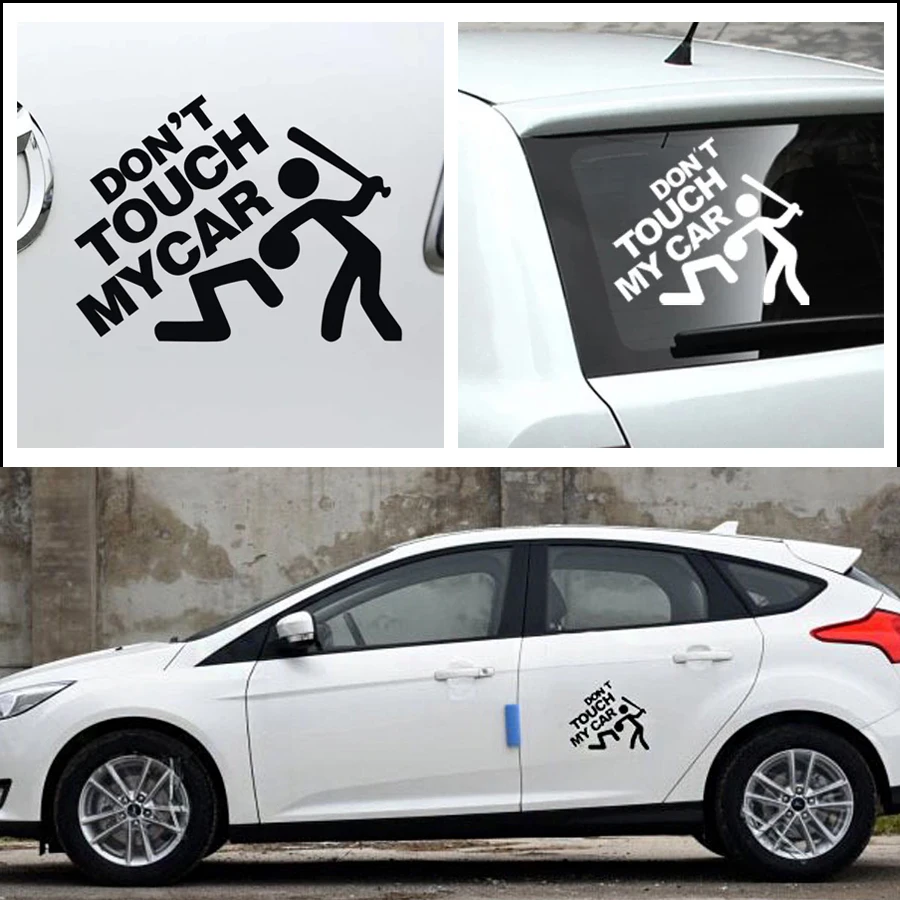 sticker don't touch my car Audi bmw VW Toyota Honda-3