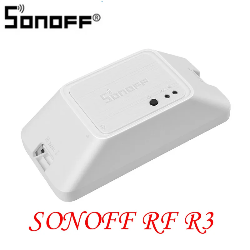Smart Home SONOFF RF R3 Smart RF Control RM 433Mhz Switch WIFI 100-240V DIY Ewelink APP Automation works with Alexa Google Home