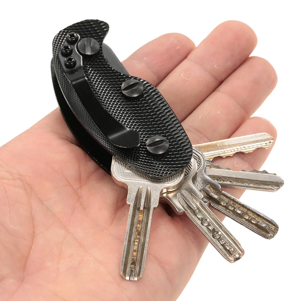 

New 2017 Key Wallet EDC Gear Key Organizer Holder Keychain Pocket Key Ring Famous Designer Creative Gift