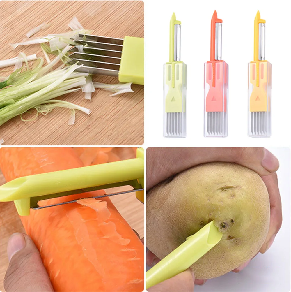 

Onion Garlic Spice Cutter Chopper Slicer Stainless Steel PP Plastic Kitchen Use Vegetable Choppers Kitchen Accessories #SS