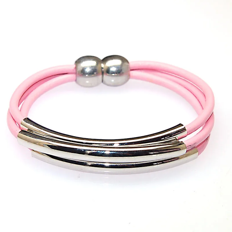 Leather bracelets,wrap bracelet/bangle with clasp