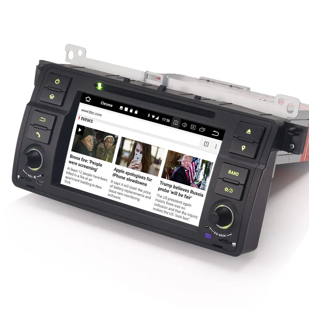 Best 7" Android 9.0 OS Car DVD Multimedia GPS Radio for BMW E46 1998-2006 (318/320/325) & BMW M3 1998-2006 with 3G/4G Dongle Support 4