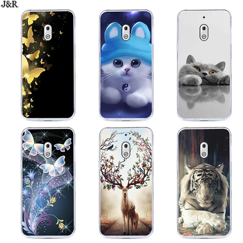 For Nokia 2.1 Case Soft Silicone Back Shell Cover Nokia2.1 Covers Thin TPU TA-1080 2 2018 Bag |