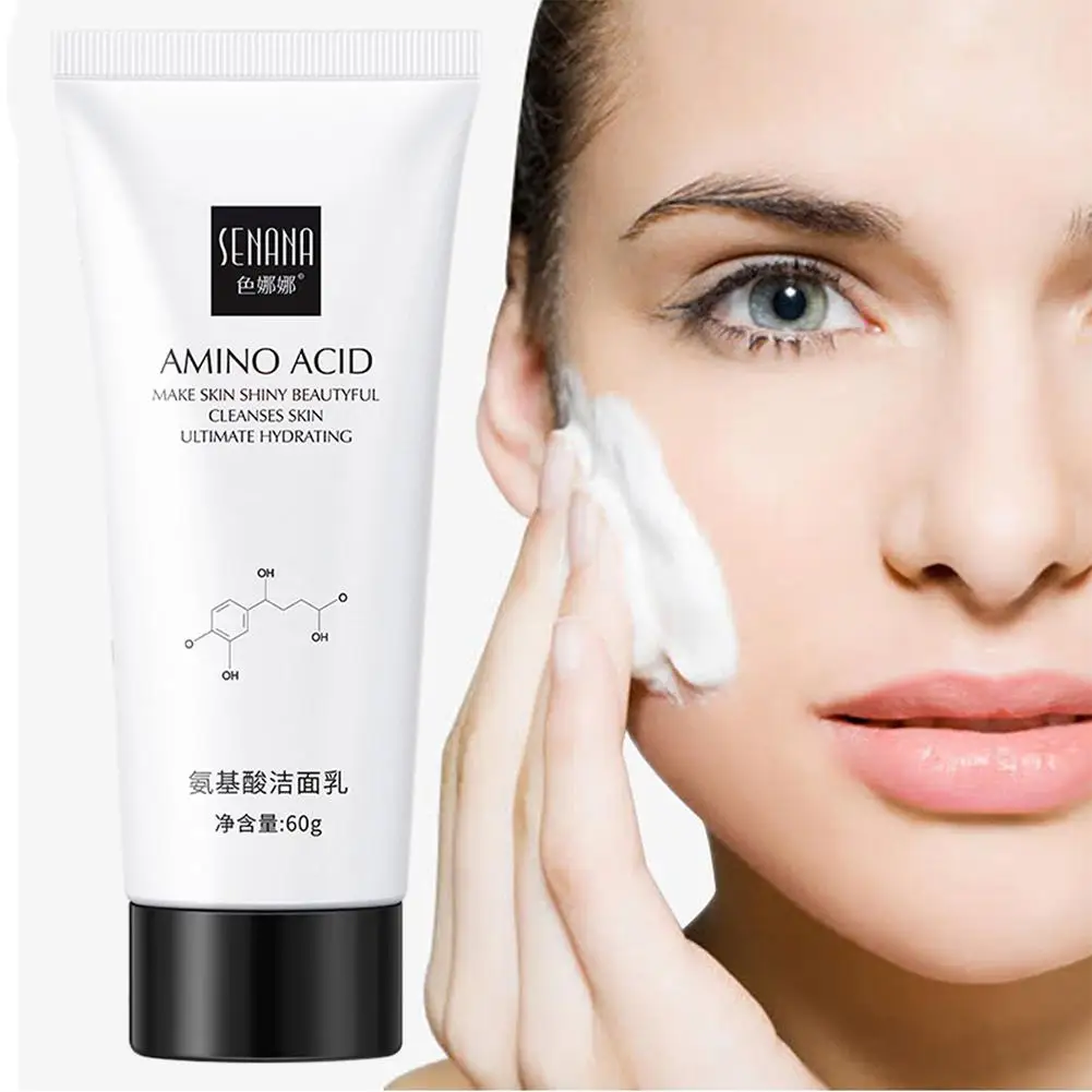 

VIBRANT GLAMOUR Amino Acid Face Cleanser Moisturizing Brightening Hydrating Oil Control Skin Care Nourishing Face Cleaning Tool