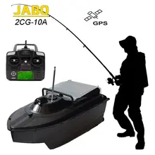 JABO-2CG-10A High Speed 300M Fish Finder Wireless RC Carp Bait Boat Night Sonar Detection GPS Water Depth & Temperature Display