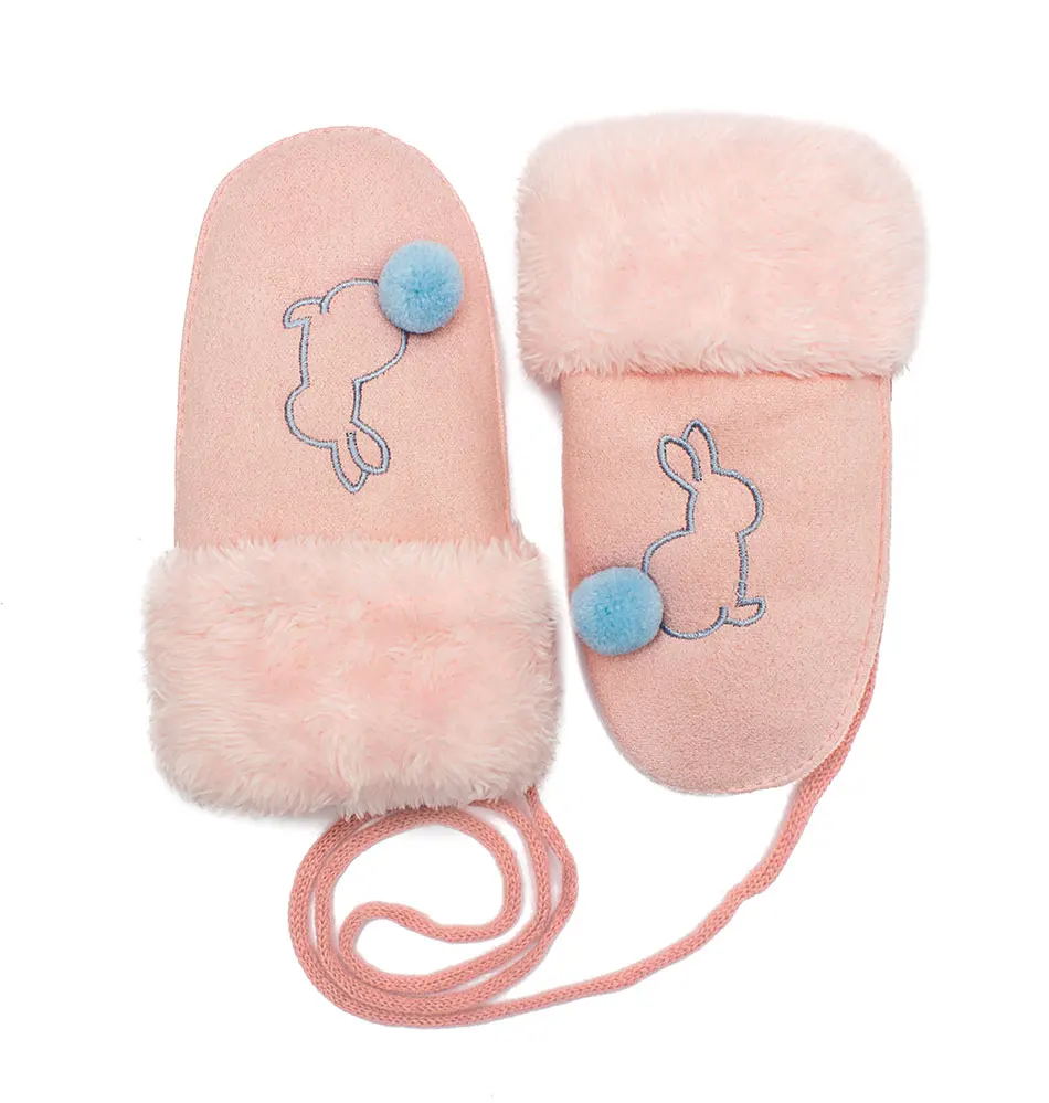 MOLIXINYU/Детские зимние теплые перчатки; детские перчатки на полный палец; хлопковые перчатки для маленьких мальчиков и девочек; модные милые перчатки; M