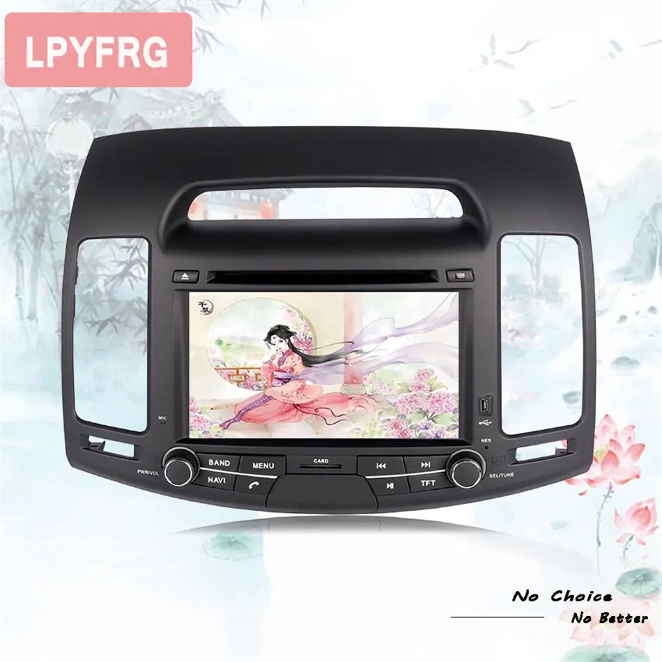 Excellent Android 9.0 Car DVD GPS for HYUNDAI ELANTRA (2007-2011) Mirror Link 4GB RAM auto multimedia Stereo HEAD UNITS Stereo Video Audio 1