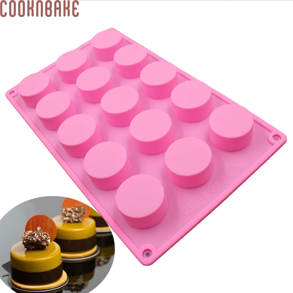 Цилиндр COOKNBAKE силиконовая форма для торта мыла круглая Желейная украшения из