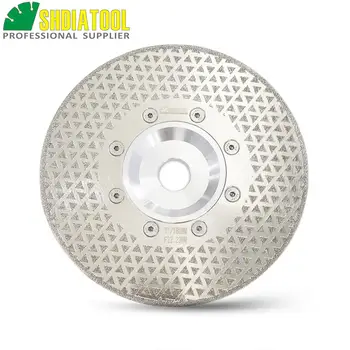 

SHDIATOOL 7"/180mm electroplated diamond cutting and grinding discs for granite & marble with 22.23mm flange