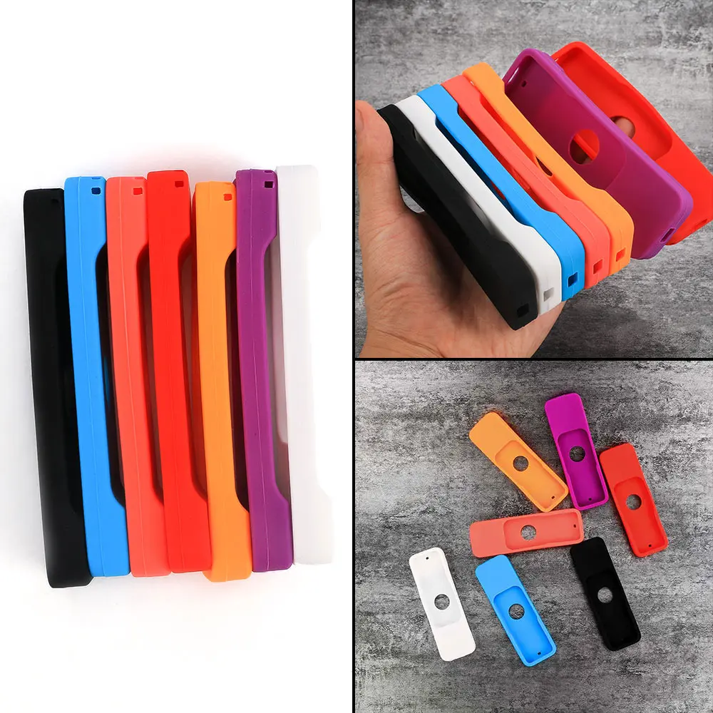 

Waterproof Dustproof Cover Silicone Colorful Skin Sleeve Remote Controller Cover Storage Bag for Apple TV 4th Protective Case