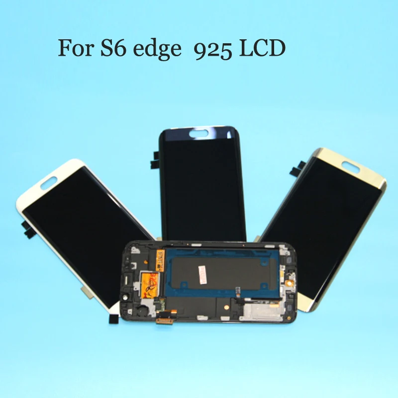 Для Samsung Galaxy S6 Edge LCD G925 G925F SM дисплей кодирующий преобразователь сенсорного экрана