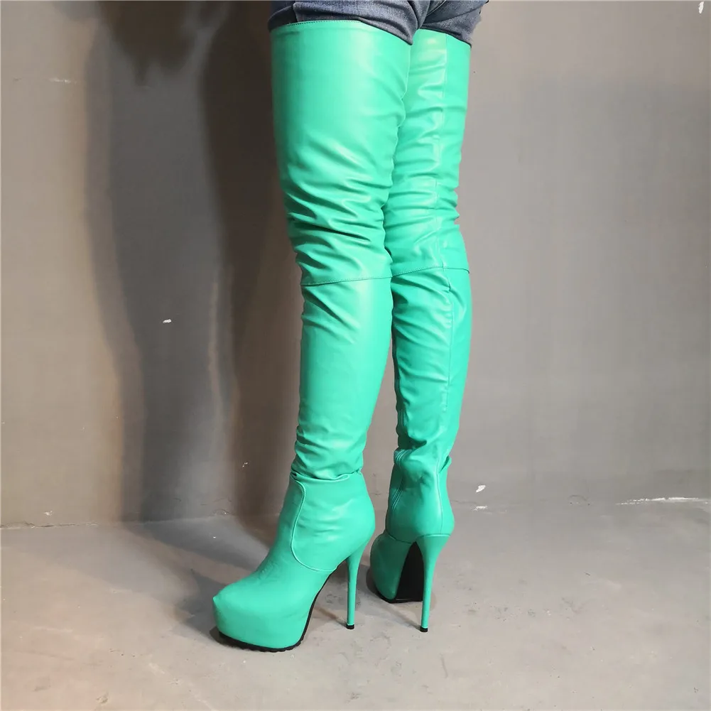 Lapolaka/фирменный дизайн, большие размеры 35-47, женская обувь на платформе, женские пикантные сапоги, обувь на тонком высоком каблуке, женские
