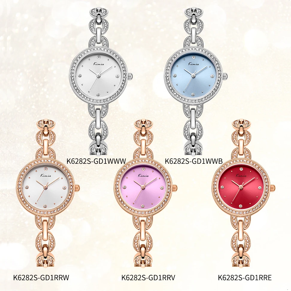 Бренд KIMIO, женские часы-браслет с маленьким циферблатом,, Роскошные Кварцевые часы с бриллиантами, женские часы с кристаллами под платье, наручные часы, reloj mujer