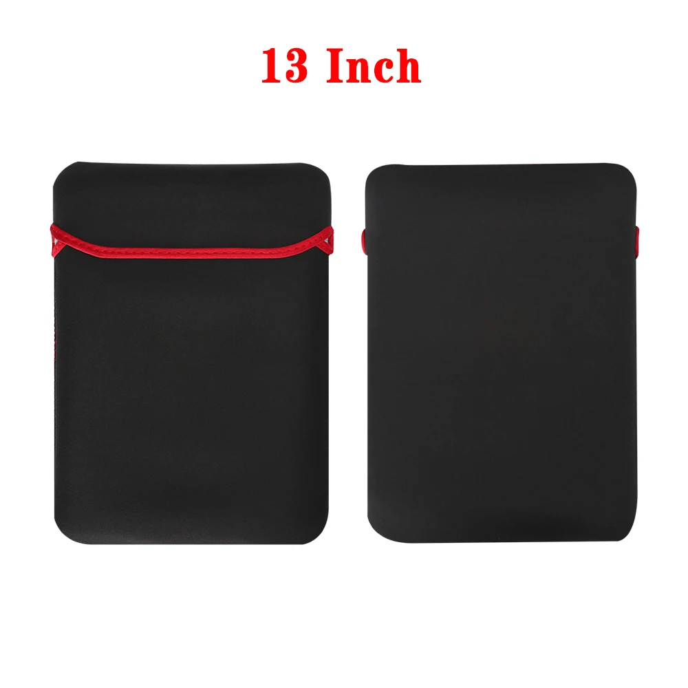 "-17" ультра тонкая сумка для лэптопа мягкая Водонепроницаемая полная защита противоударный чехол для iPad Macbook Чехол для Apple Dell lenovo AS - Color: 13 inch