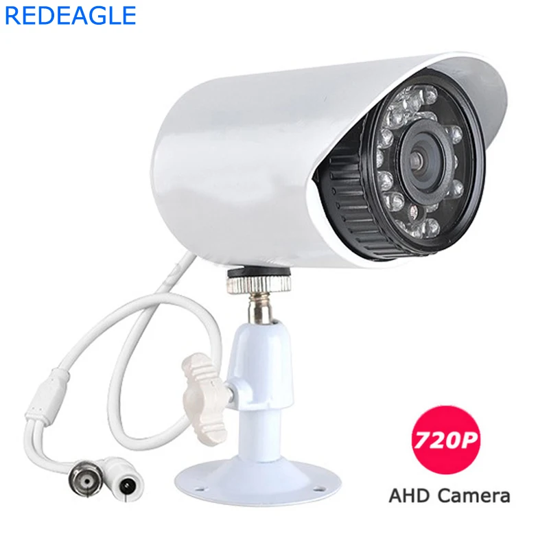 

CCTV 1MP HD 720P AHD Camera Security Metal Shell Video Surveillance Outdoor Waterproof 24 infrared LED Free Shipping