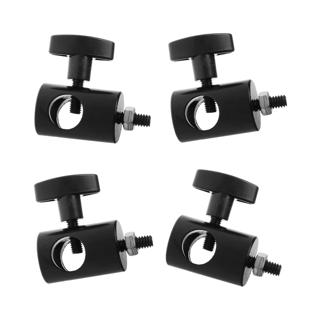 4Pack Rapid Adapter Convert 5/8 Inch Stud To 17MM Long 1/4 Inch Thread, Multi Functional Mount Bracket Adapter, Photo Studio