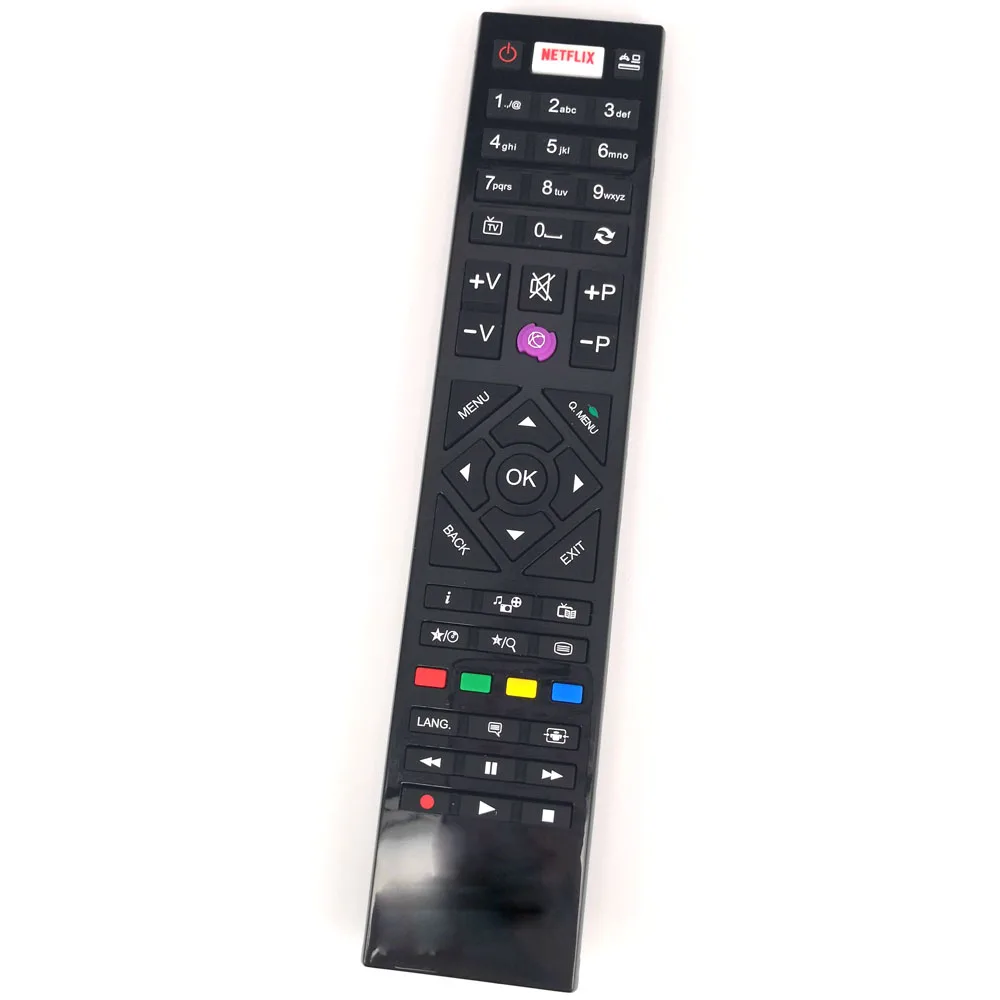 Новая замена RC4880 для телевизора TENSAI пульт дистанционного управления с Netflix