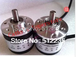 

2pcs encoder 400 pulse NEW Encoder 400P/R Incremental optical rotary encoder 400p/r AB phase encoder 6mm Shaft for CNC