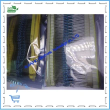 В общей сложности 1500 шт. 1% 1/4 W металлический пленочный комплект резисторов в ассортименте 30 значений(10 Ом~ 1 м Ом), 50 шт в наборе, каждый соотношение цена/качество