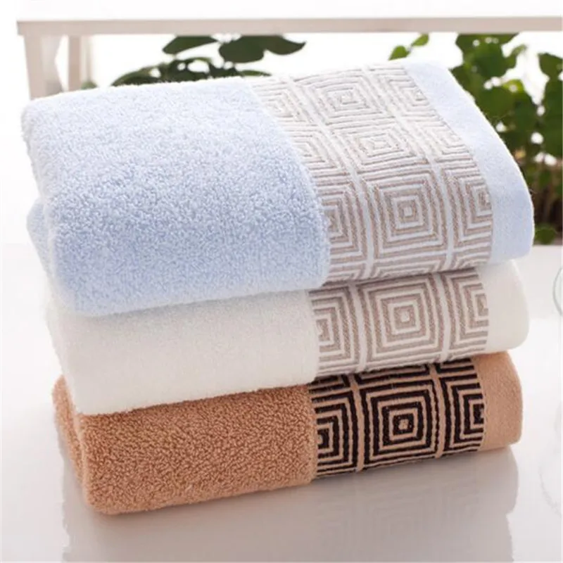 

Clean Hearting 33x74cm Towels 100% Cotton Absorbent Solid Color Soft Comfortable Men Women Bathroom Travel Hand Face Towel Adult