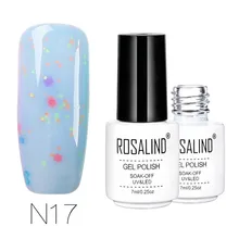 ROSALIND 1 шт. 7 мл для женщин DIY Дизайн ногтей салонный гель для ногтей УФ светодиодный Гель-лак высокого качества Синий лак для ногтей красивый Рождественский подарок