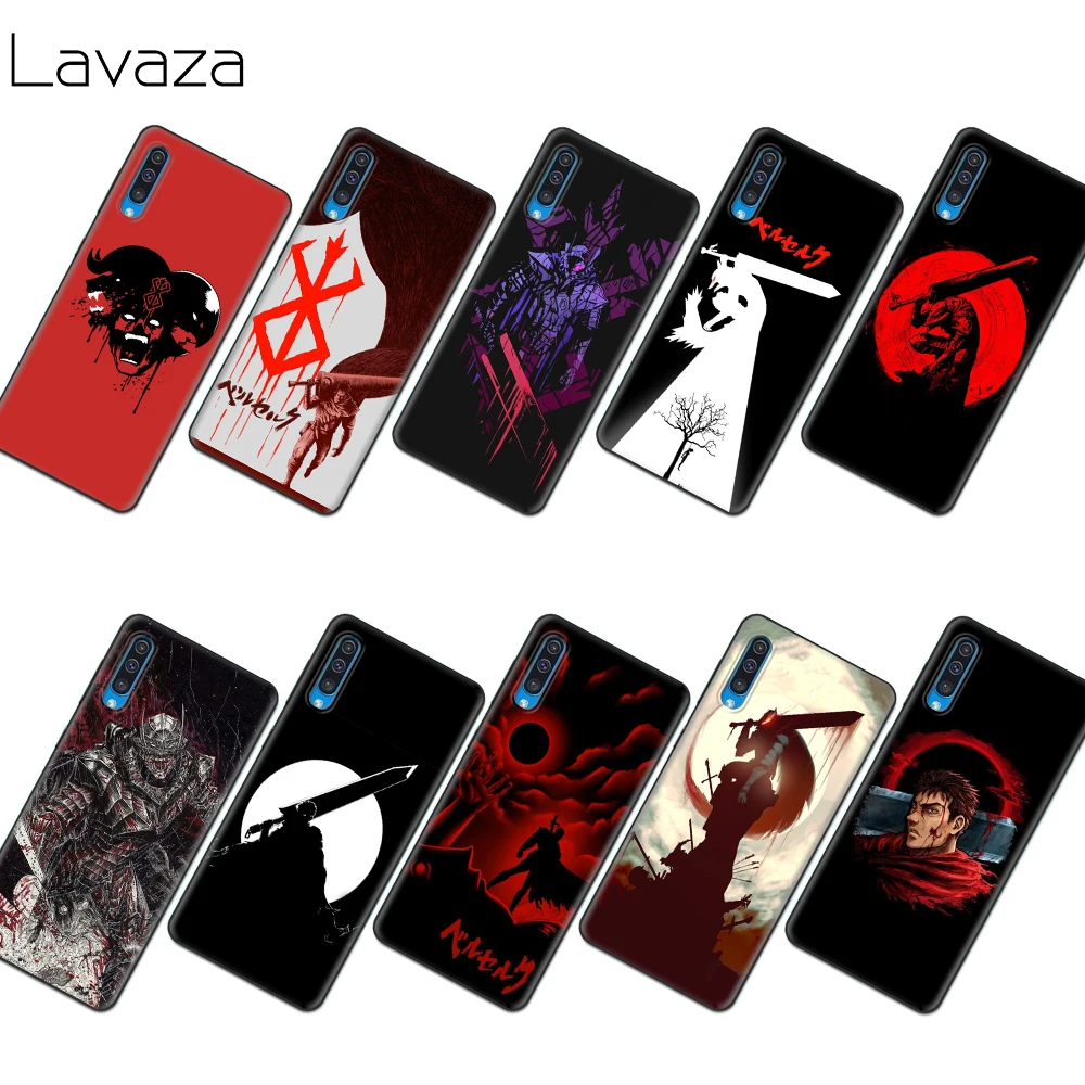 

Lavaza Berserk Guts Anime Soft TPU Case for Samsung Galaxy S6 S7 S8 S9 S10 S10e M10 M20 M30 Edge Plus