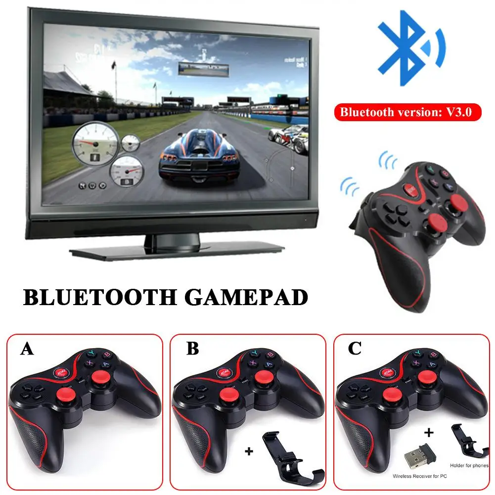 Hight Quality T3 Bluetooth Wireless Gamepad S600 STB S3VR Game Controller Joystick For Android iOS Mobile Phones PC