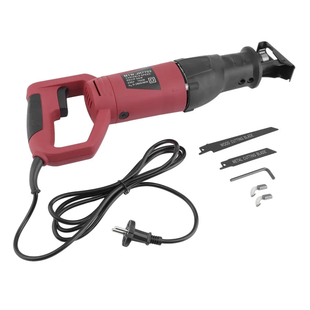 

Universal Reciprocating Saw Saber For Wood Metal Cutting 750W Electric Saw Machine Durable Electric Power Tools EU Plug