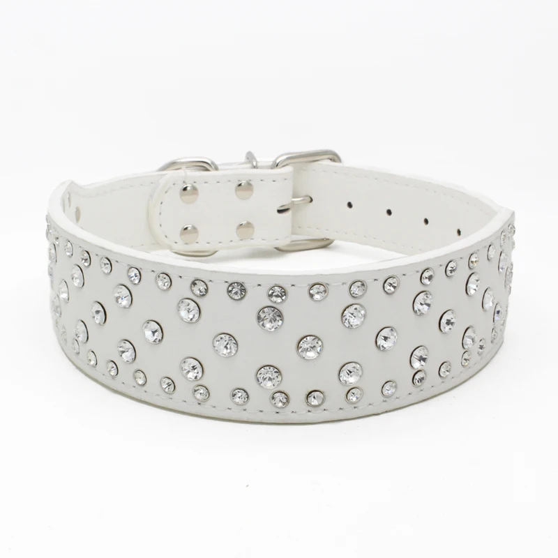 3 dog collar leather 