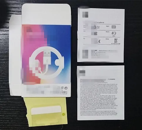 

By your custom packaging box, just packaging,No cable