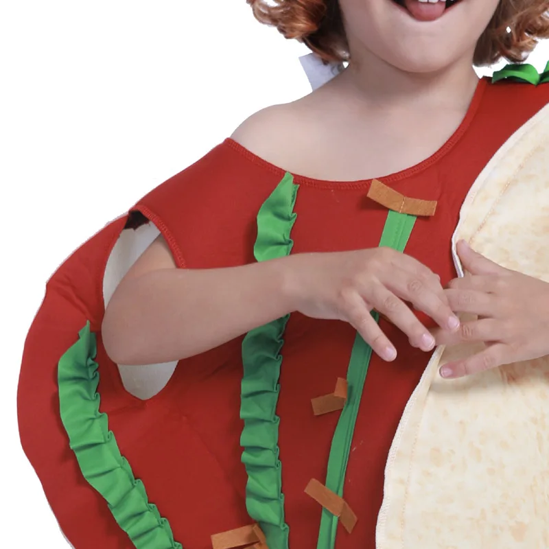 Детский костюм Burritos taco на Хэллоуин для косплея комбинезон одежда детей девочек и