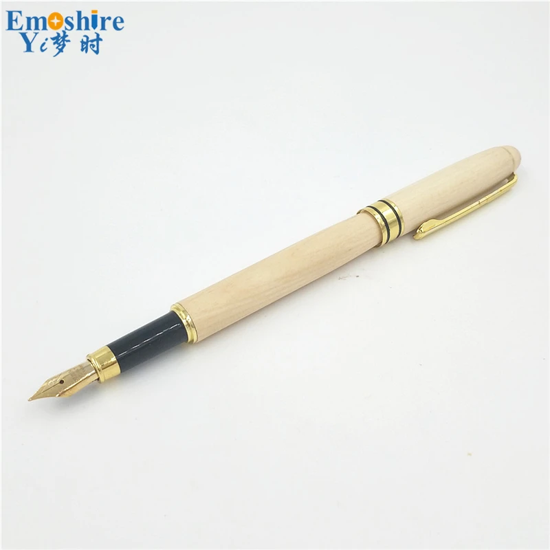 Emoshire Maple Wooden Pen Set Pen Pen Signature Pen Ballpoint Pen Bulk Customize LGO (2)