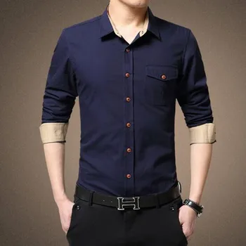 

Men's Cotton Men's Long Sleeve Shirts Fashion Slim Men's Shirts Men's Shirts