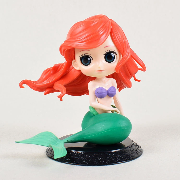 ディズニーq Posketキャラクターリトルマーメイドアリエル白雪姫フィギュア人形おもちゃケーキトッパーケーキデコレーションの誕生日パーティー Little Toys Snow Whitedoll Cake Topper Aliexpress