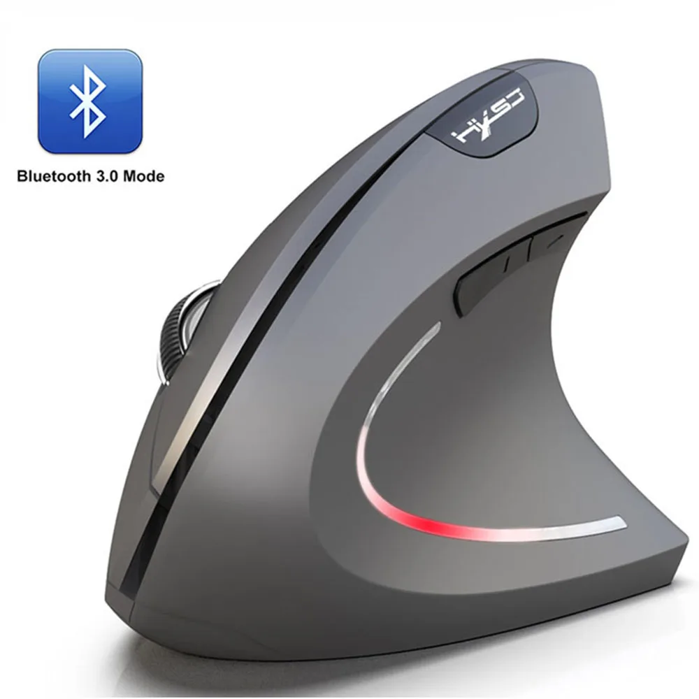 Мышь Bluetooth 3 0 игровая эргономичная оптическая 2 аккумулятора AAA|Мыши| |