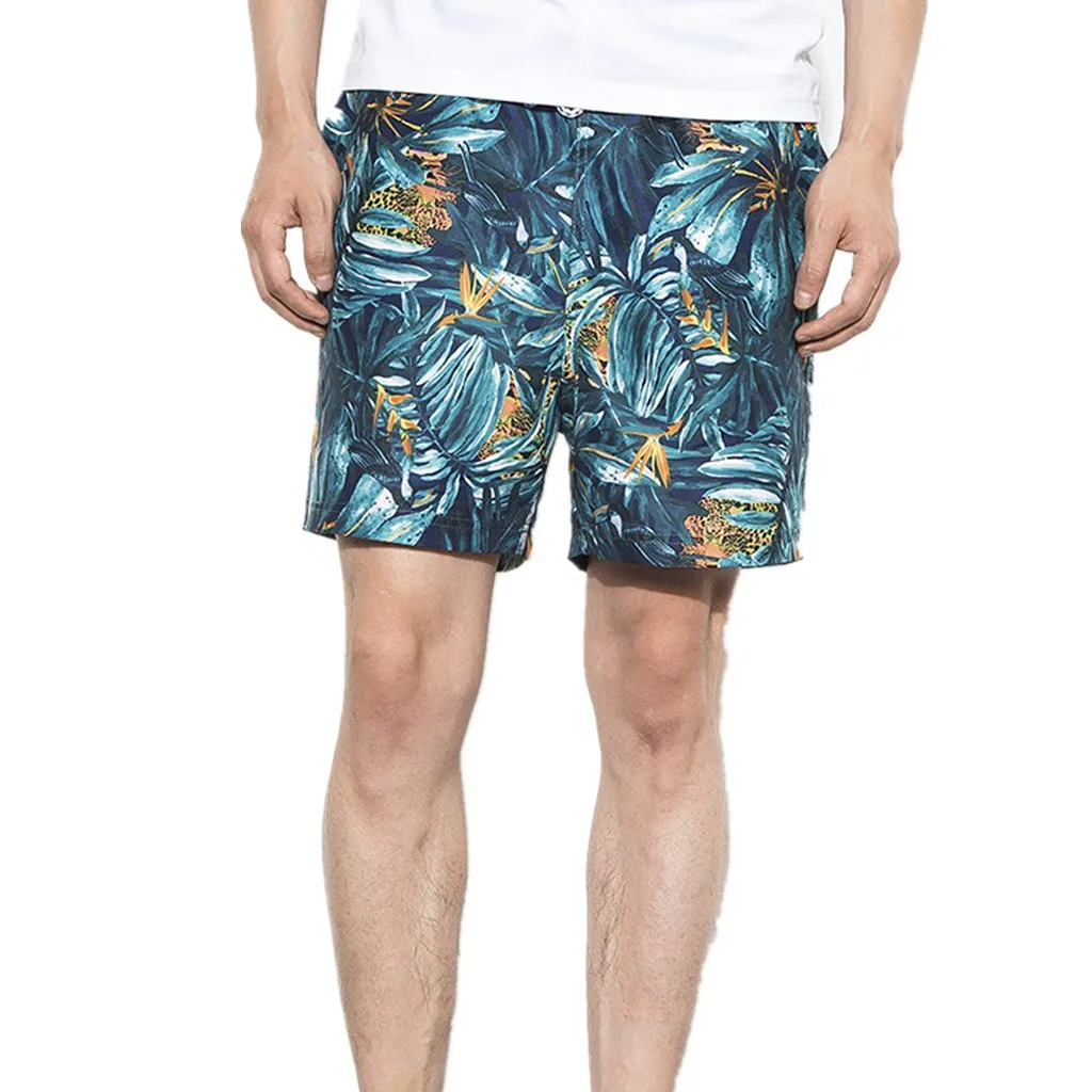 

SAGACE Men Printed Beach Short Swimwear Swim Shorts Trunks Beach Board Swimming Swim Trunks Men's Swimwear Beach Shorts Men