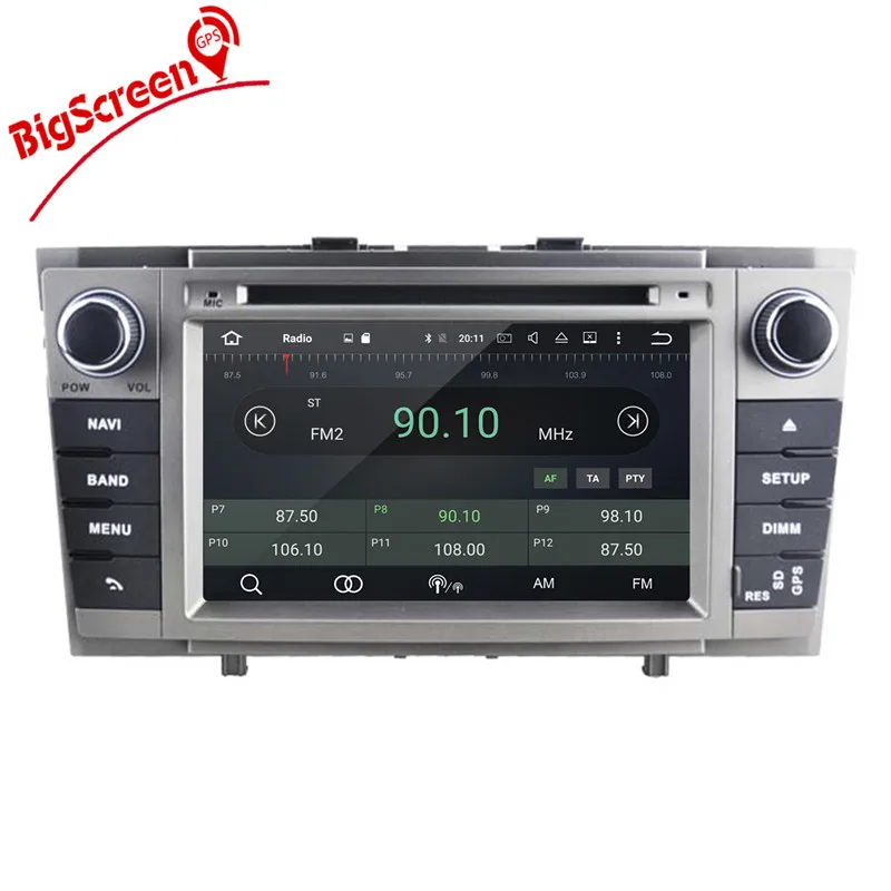 Clearance Android 6.0 7.1 Octa 8 Core Car GPS Navigation For Toyota Avensis T27 2009-2015  Head Unit Multimedia Touch Screen Monitor 6