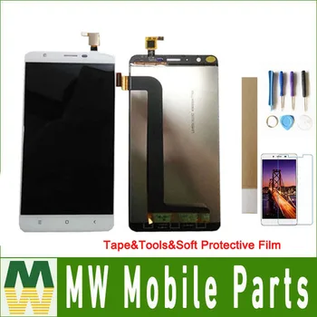 

1PC/Lot 5.5" For Oukitel U15 Pro LCD Display+Touch Screen Digitizer Replacement Part Assembly With Black White Color