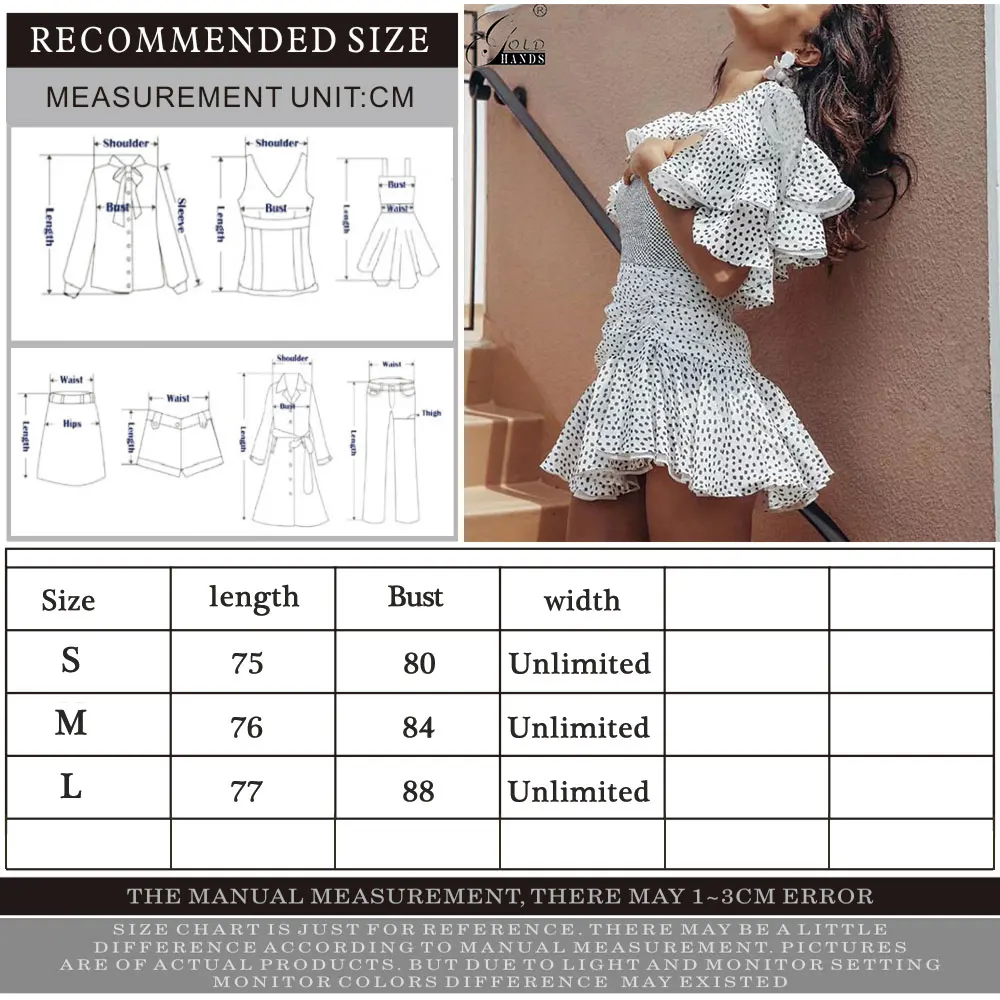 Золотые стрелки женские Бохо Ретро Хиппи короткие платья для вечеринок Vestidos Slash шеи Гофрированные Рукава пышное платье сексуальные платья в горошек с принтом