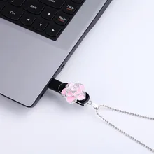 Diamond Crystal usb flash drive 64gb diamond Genuine Capacity Pen Drive32gb for Gift Jewelry U disk metal pendrive 16gb 8gb