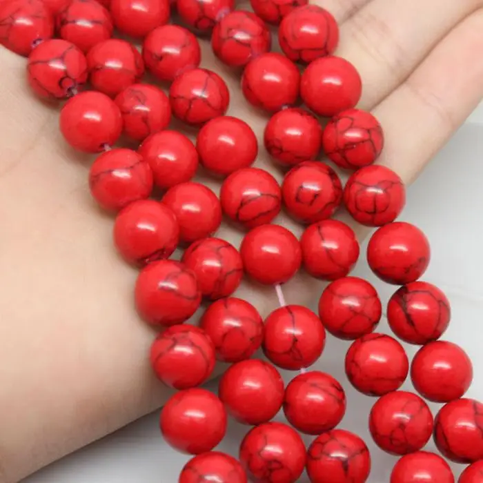 Круглые Бусины Из Красного Камня 15 5 дюйма/нить 4 6 8 10 мм|round beads|stone roundloose stones |
