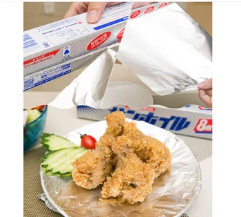 

25*800cm Barbecue Paper Tin Foil BBQ Grill Tinfoil Papers BBQ Grill Mat Non-Stick Mats Barbecue Cooking Pad