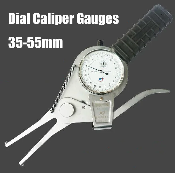 Dial Caliper Gauges, Calipers for internal diameter,measuring tools, Dial Indicators,35 55mmin